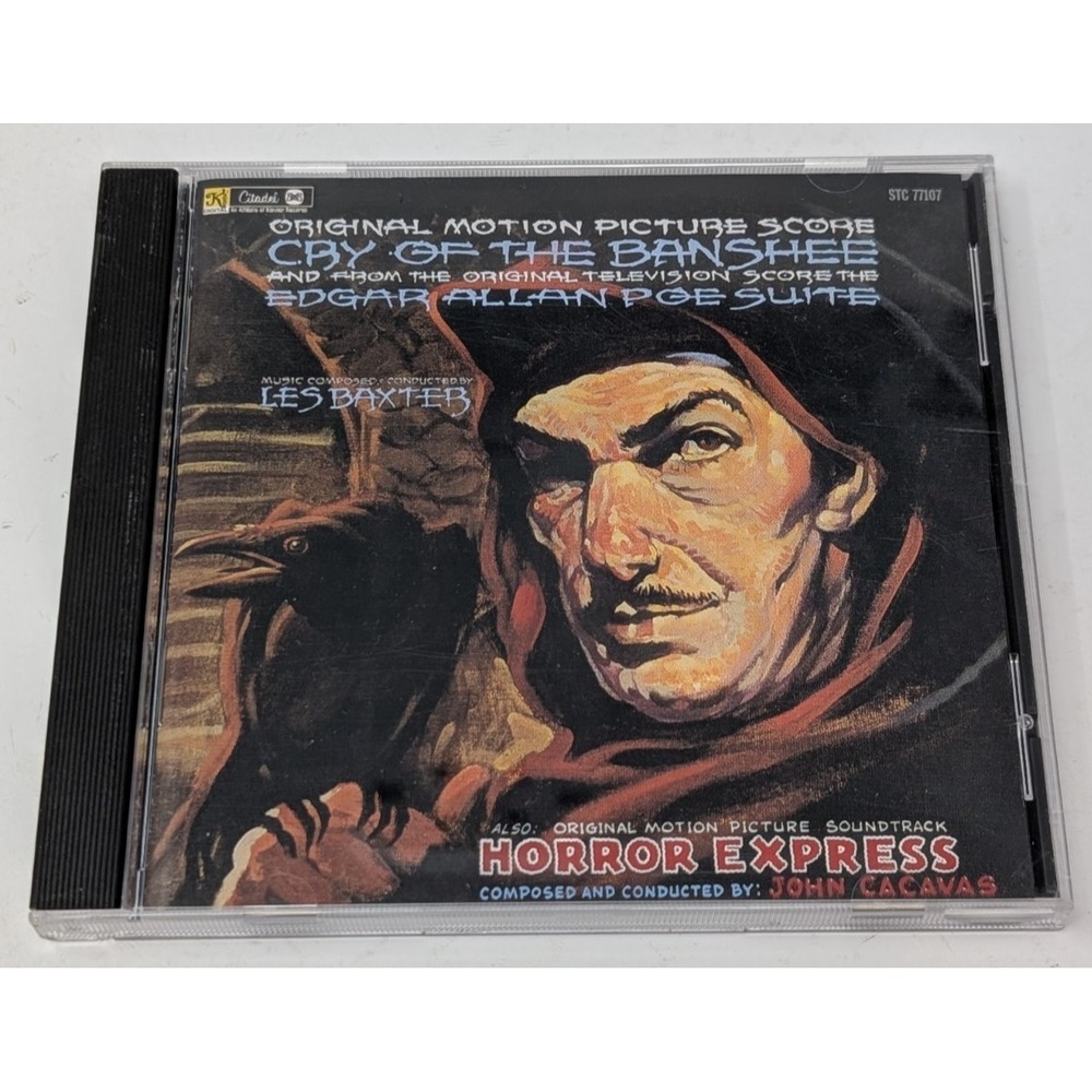 Cry Of The Banshee / Horror Express Les Baxter Movie Soundtrack CD Horror VTG